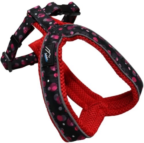 (hakusan) ハクサン ジャパンデザイン・メッシュY型ドットハーネス (レッド, 45)