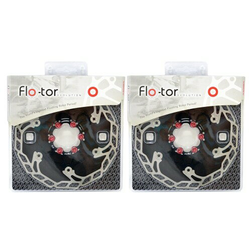 Ashima-LTD Flo-Tor ARF-3 Disc Flotor Rotor 6-Bolt, 160mm, 2PCS, Black, AS2385