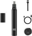 鼻毛 カッター メンズ 鼻毛カッター 眉毛 耳毛 電動鼻毛カッター USB 充電式 多機能 小型 持ち運び便利 低騒音 掃除用ブラシ付き 低騒音 掃除用ブラシ付...