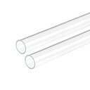 DMiotech 2個 16mm x 20mm 500mm クリア アクリルパイプ 硬い プラスチックチューブ 水族館水パイプ 水冷システム配管用