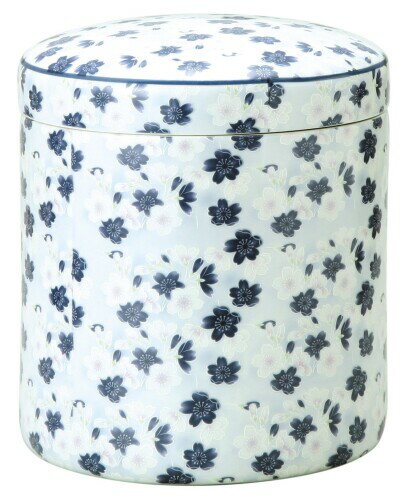 エスケー 骨壺 ハイセンス 総柄ブルー 05000 6寸