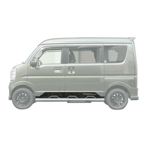 MONSTER SPORT TOUGH STYLE サイドデカール (鉄錆柄) エブリイワゴン(DA17W) スズキ車 カスタマイズパーツ ドレスアップ 768500-3900M