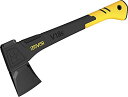 LEXIVON 斧・斧 キャンプ ・手斧、薪割り用斧、45.7cm (18インチ) 軽量ガラス繊維強化プラスチックのハンドル&人間工学に基づいたTPRグリップ、専用カバー付き、薪割りに大活躍(LX-V18S)