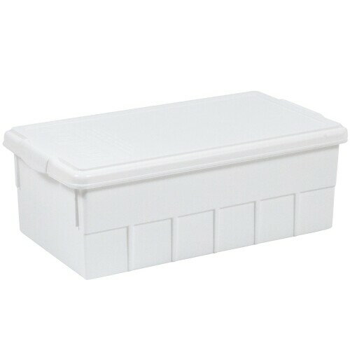 サンコープラスチック(SankoPlastic) 収納ケース ビデオ&ブックケース 仕切板付き オールホワイト 幅46..