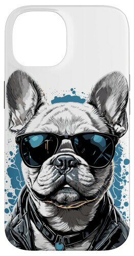 かっこいいフレンチブルドッグ スタイリッシュ 犬好き スマホケース iPhone 14 用