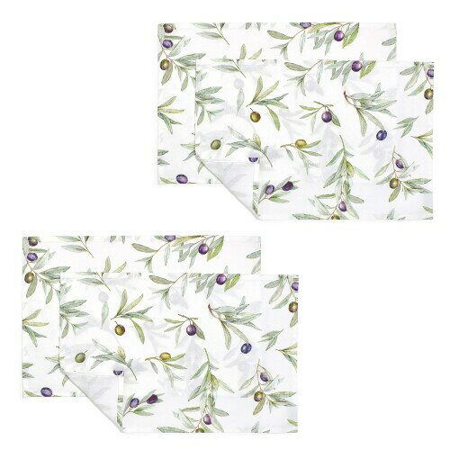 スタイルデコール(STYLE Decor) ランチョンマット 綿100% 4枚セット （30cm×45cm） スタンダードタイプ..