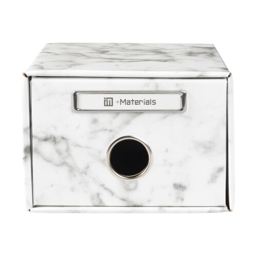 プラスマテリアルズ(+Materials) ドロワー Q マーブルホワイト D20QMW