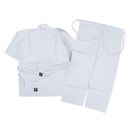 マーシャルワールド(MARTIAL WORLD) 上製純白フルコンタクト空手着 (白帯付) KU8-4 4号