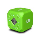 TimeCube Plus プリセット タイマー LEDライト4つ/アラーム付き 時間の管理用 カウントダウン設定 (グリーン - 1分 5分 10分 15分)