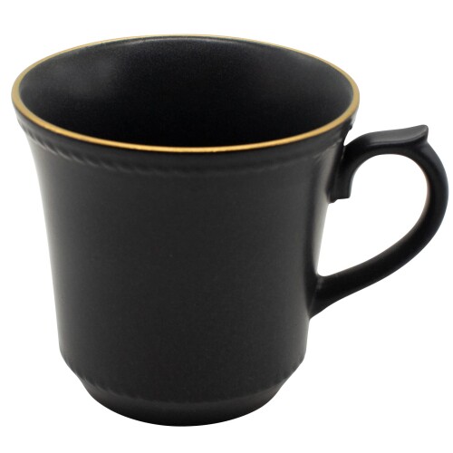 aito製作所 「 ステッチ Stitch 」 マグカップ 約350ml ブラック 黒 食洗機対応 美濃焼 日本製 111059