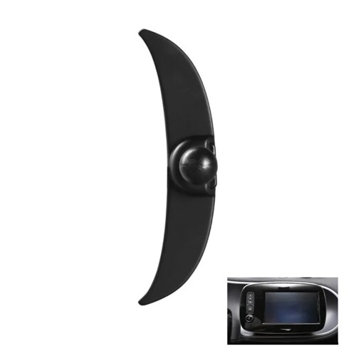 内装パーツ スマート451・453用 フォーツー用 フォーフォー用 車用ブラケットベース 携帯電話ナビゲーションサポートフレーム カーアクセサリー インテリア カーインテリ(Black B)