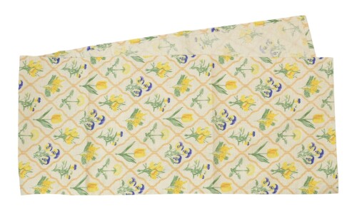 フレンズヒル テーブルランナー スプリングイエロー ナチュラル