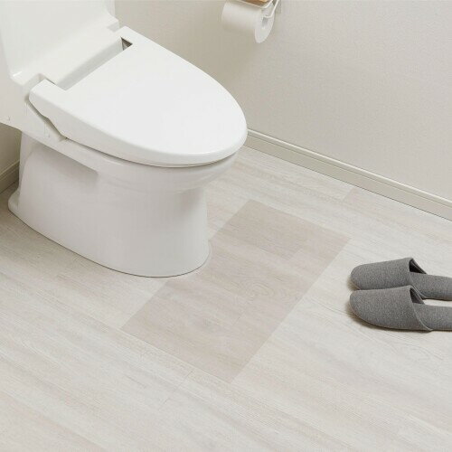 Belca(ベルカ) 透明マット トイレマット 30cm 幅60×奥行30×厚さ0.08cm クリア保護マット キズ 汚れ 防止 お手入れ簡単 カットOK 床暖房対応 日本製 TM60-30-1E