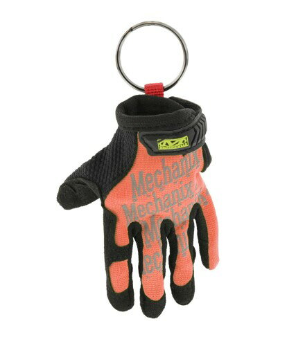 (メカニクスウェア) Key Chain - Original Hi-Viz Orange Glove キーホルダー サバゲー 手袋 グローブ ..