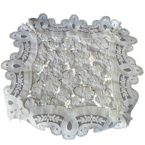 Vivienne(ヴィヴィアン) フローラルリボンシリーズ レース 刺繍 テーブルランナー テーブルクロス WK0624L2