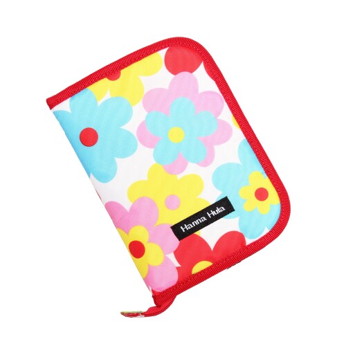 (ハンナフラ) お薬手帳ケース Mサイズ ポップフラワー