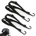 ZSADZS オートバイのストラップオートバイの強度格納式ヘルメット荷物弾性ロープストラップ荷物バッグオートバイのアクセサリ ー 2個セット