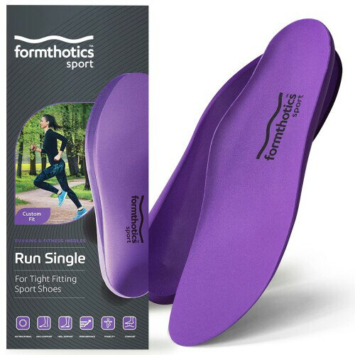 Formthotics ランニング用 スポーツインソール 本格ランナー向け 超軽量 熱成形 Run Single XXS Purple