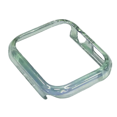 アローン(Allone) AppleWatch 側面保護クリアケース オーロラ 44mm スマートウォッチアクセサリ 保護 おしゃれ GRK-WM19AR