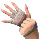 (INSHAPER) ポケット トレーニンググローブ レディース 筋トレ 手マメを防ぐ 女性のための 目立たない フィットネス手袋 ウエイトトレーニング (L, パステルピンク)
