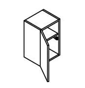 LIXIL(リクシル) INAX ピアラ ミドルキャビネット ブラウン ARK-252C/VR1(4)