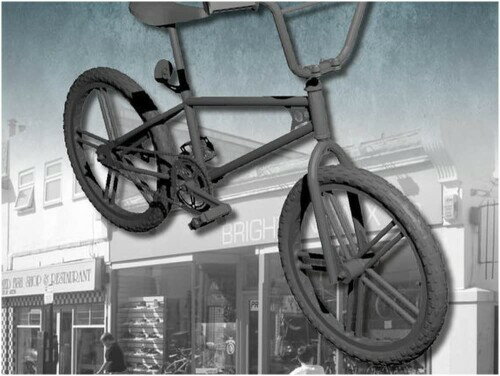 エフシーモデル 1/35 BMX 自転車 ミニチュア用アクセサリー FC35561