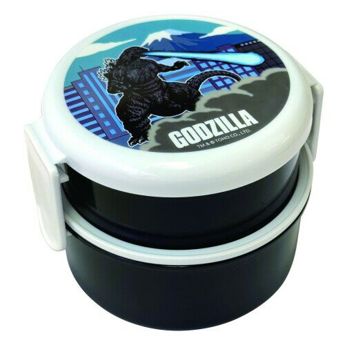 東宝(TOHO) ゴジラ丸型ランチボックス2段
