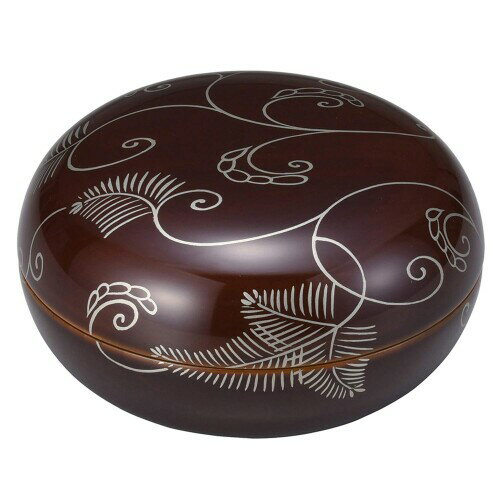 中山漆器 飛騨春慶塗 ボンボニエール 唐草