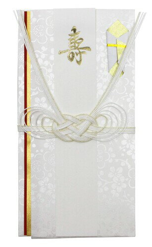 スズキ紙工 祝儀袋 ニューメガネ ホワイト ス-6275