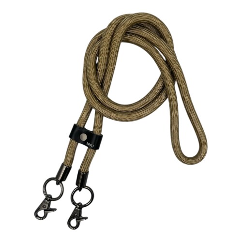 (三友産業) UUU ロングストラップ ベージュ 9Φ×140cm 携帯ストラップ スマホショルダー 斜めがけ UUU-0278