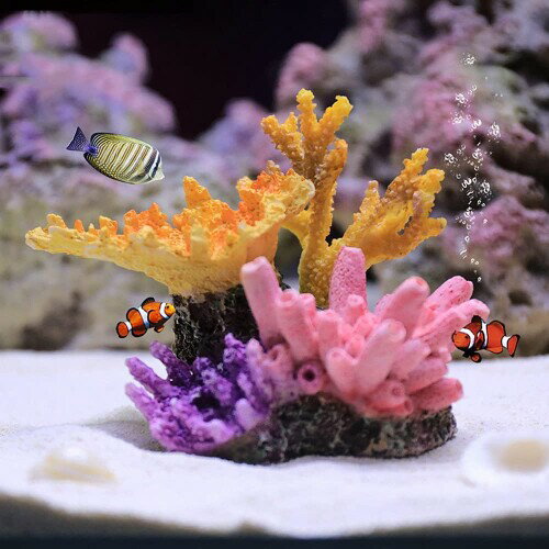 水槽用サンゴ 珊瑚サンゴ礁水槽 オブジェ置物 レイアウト 飾り1個 (12)