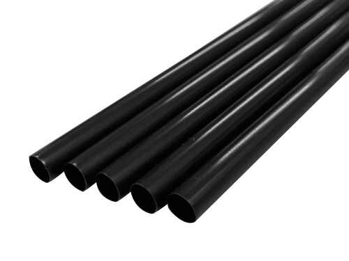 シバセ工業 ストロー わらおstrawバイオマス25 ストレート 包装なし 500本 約[ファイ]6mm×21cm 日本製 黒 B504