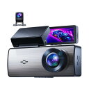 REENEW2025 ドライブレコーダー 4KウルトラHD解像度 170°広角 WIFI対応 ドライブレコーダー暗視撮影/駐車監視/緊急録画/ループ録画 耐熱ス...