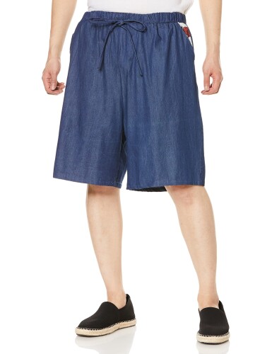 (トモ・コーポレーション) ハーフパンツ アフリカンプリント 格子 PLAID フリーサイズ