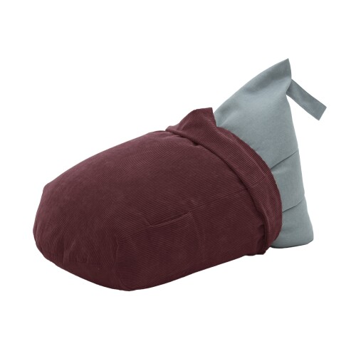 セルタン ビーズクッションカバー 三角クッション 専用 洗えるカバー コーデュロイレッド Mサイズ D103..