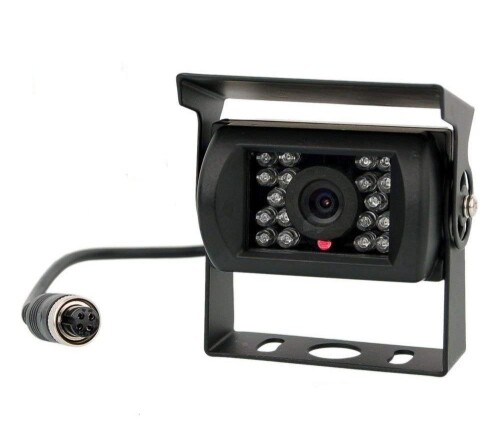 origin 18LEDバックカメラ 4ピンコネクタカメラ 乗用車 トラック バス 重機等対応A0155P OMT70SET-PRO R170Pなど用 BK500PRO