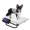 CGOLDENWALL 隔測式デジタル台はかり ペット体重計 デジタルスケール LCD表示スケール 100g~300Kg 風袋引き 猫/ペット/宅配便/小包/速...