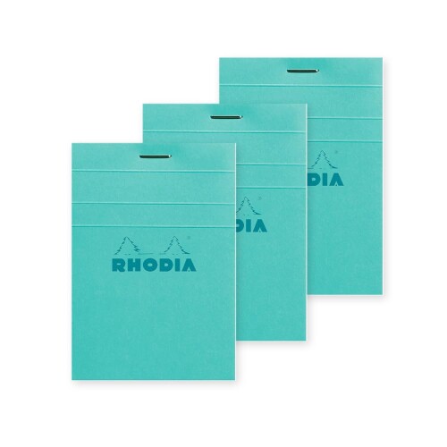 ロディア メモ帳 カラーズ No.11 (A7) 80枚 5mm方眼罫 撥水カバー ミシン目入 ブルー ロディアカラーズ..