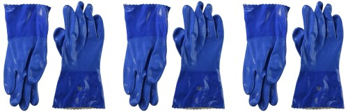 (CO-COS) N-3064 ニトリルコート3双 ブルー L