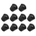 METALLIXITY いすの脚先キャップ 内径9.5mm 10個入り 円形 ゴム 椅子脚キャップ フロアプロテクタ 家具 椅子の脚 ブラック
