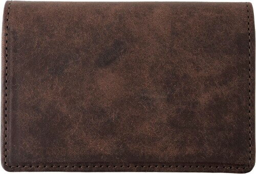 (スリップオン) カードケース 名刺入れ PB通しマチ名刺入れ A-IPV-7201 カスターニョ(焦茶)