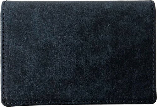 (スリップオン) カードケース 名刺入れ PB通しマチ名刺入れ A-IPV-7201 ネイビー(紺)