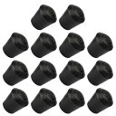 METALLIXITY いすの脚先キャップ 内径12mm 14個入り 円形 ゴム 椅子脚キャップ フロアプロテクタ 家具 椅子の脚 ブラック