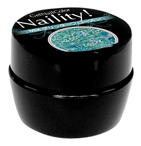 ネイリティ ネイル ジェルネイルカラー 101 MIXグリッターフローズン 4g