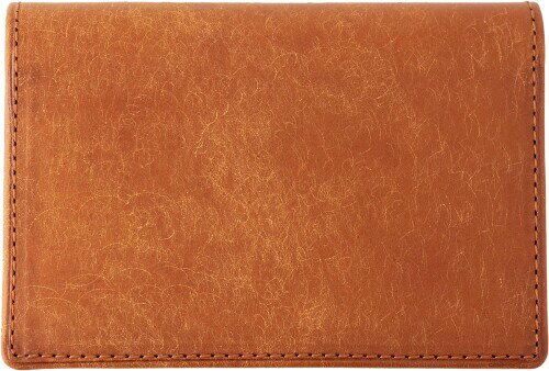 (スリップオン) カードケース 名刺入れ PB通しマチ名刺入れ A-IPV-7201 コニャック(薄茶)