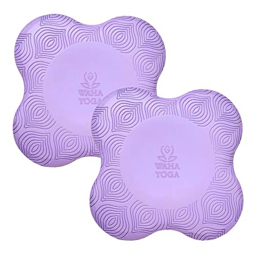 Waha Yoga - 2個セットヨガ 膝パッド TPEフォーム材 クッション - 20cm x 20cm x 厚さ2cm - Knee Pad (..