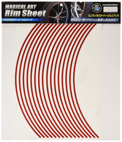 HASEPRO ( ハセ・プロ ) マジカルアートシート(レッド) 15インチ(汎用) MSRIM-15R