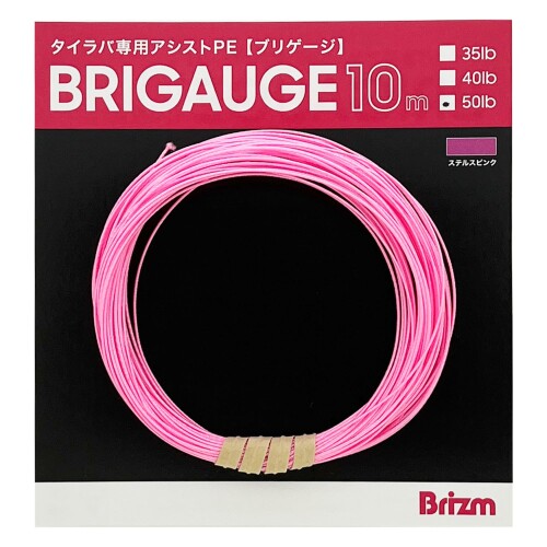 Brizm (ブリズム) ブリゲージ タイラバ用 PEアシストライン 中芯入 50lb(8号) 10m