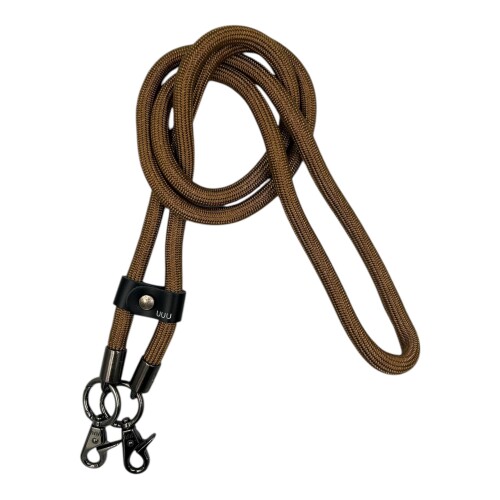 (三友産業) UUU ロングストラップ コヨーテ 9Φ×140cm 携帯ストラップ スマホショルダー 斜めがけ UUU-0279