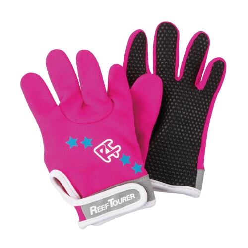 リーフツアラー(REEF TOURER) 子供用 マリングローブ ウェットスーツ生地仕様 Sサイズ ピンク RA0210